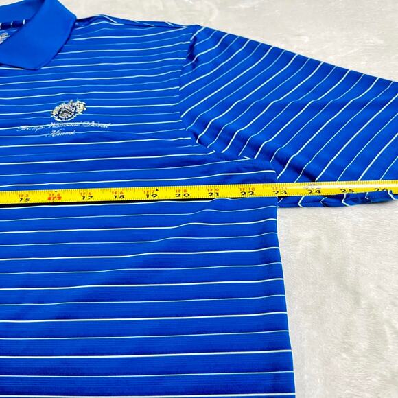 Trump National Golf Polo Under Armour Heat Gear Men's L Turquoise Doral Miami FL - Picture 6 of 9